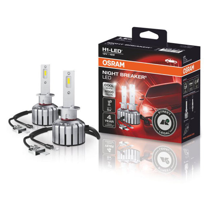 Osram Night Breaker H1-LED 12V ECE godkendt - Sæt osram