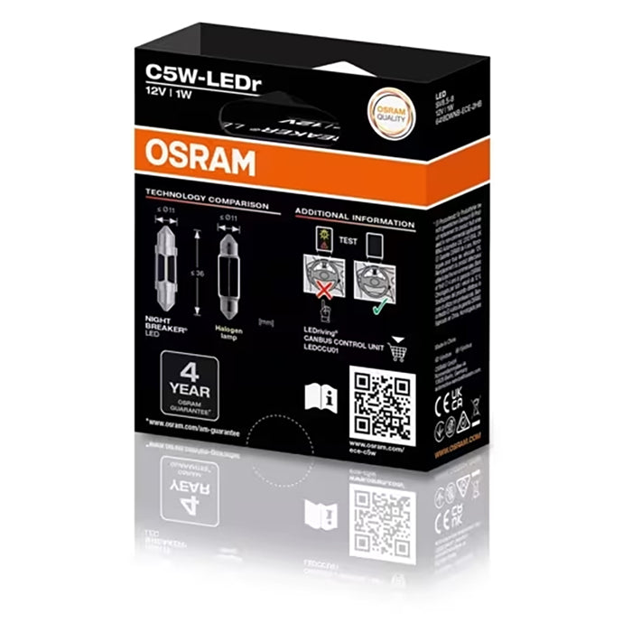 Osram Night Breaker LED C5W ECE - Sæt osram