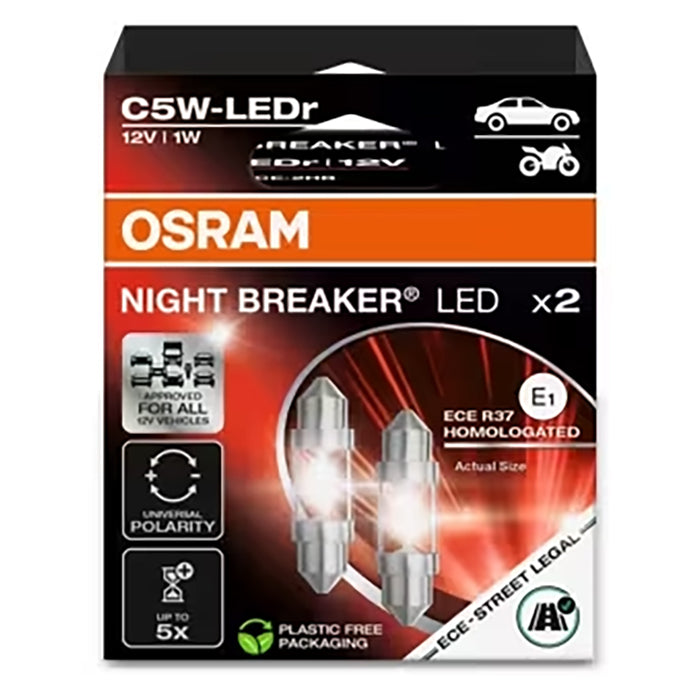 Osram Night Breaker LED C5W ECE - Sæt osram