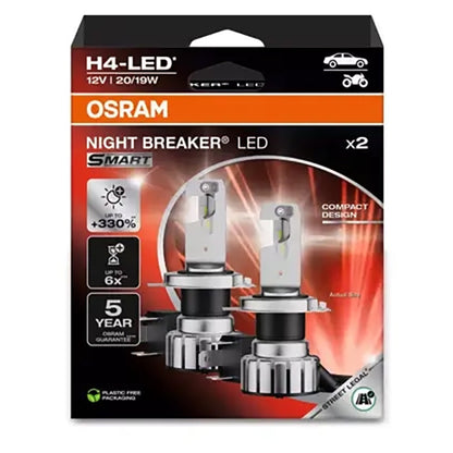 Osram Night Breaker Smart H4-LED 12V - Sæt osram