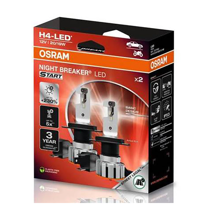 Osram Night Breaker Start H4-LED 12V - sæt osram