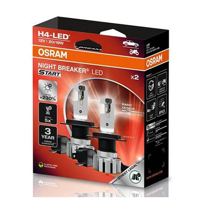 Osram Night Breaker Start H4-LED 12V - sæt osram