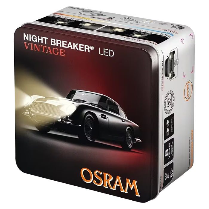 Osram Night Breaker Led Vintage H4 ECE +330% - sæt osram