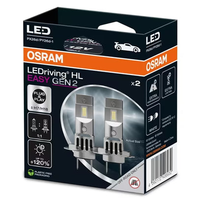Osram LEDriving HL Easy H7/H18 Gen 2 - Sæt osram