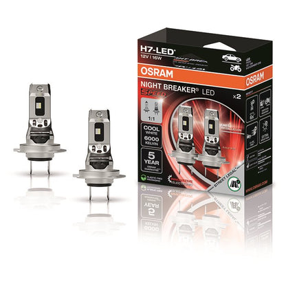 Osram Night Breaker LED Speed H7 - Sæt med 2 stk.