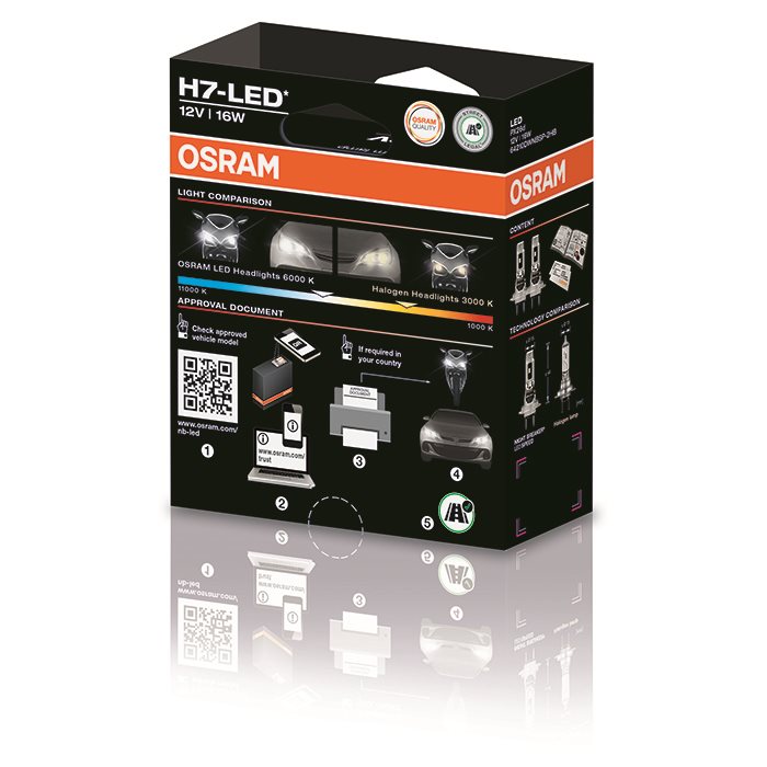 Osram Night Breaker LED Speed H7 - Sæt med 2 stk.