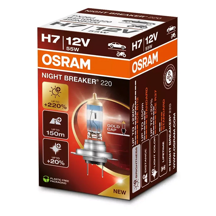 Osram Night Breaker 220 H7 55W 12V - 1 stk. osram