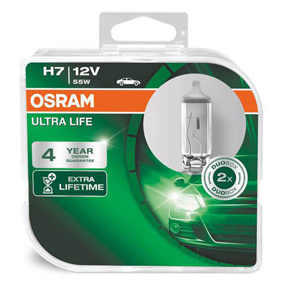 Osram Ultra Life H7 55W 12V - Sæt osram