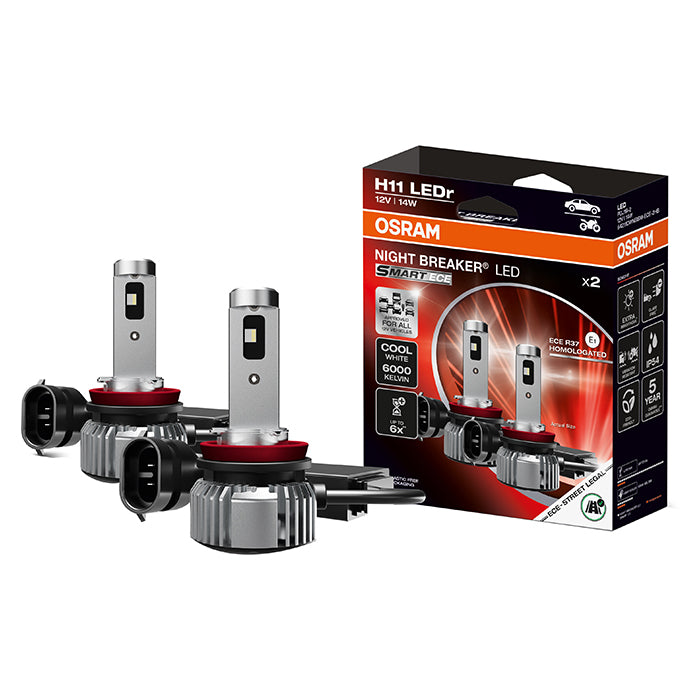 Osram Night Breaker LED Smart H11 ECE godkendt - Sæt osram