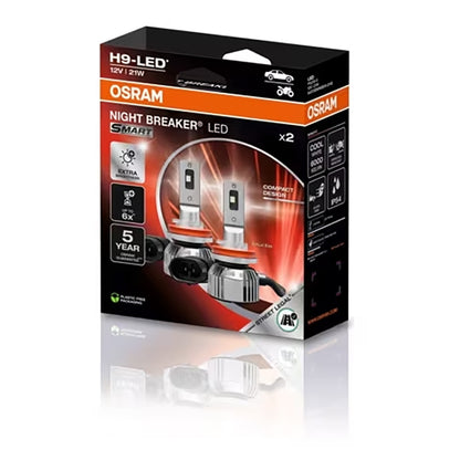 Osram Night Breaker Smart H9 LED 12V - Sæt osram