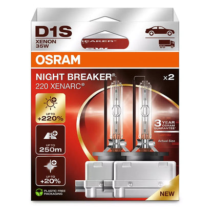 Osram Xenarc Night Breaker 220 D1S Xenon- Sæt osram