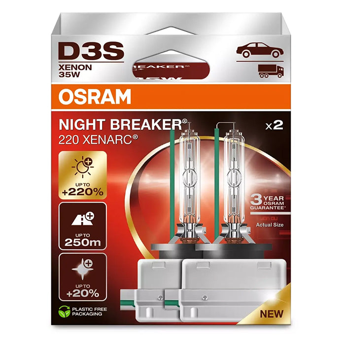 Osram Xenarc Night Breaker 220 D3S Xenon - Sæt osram