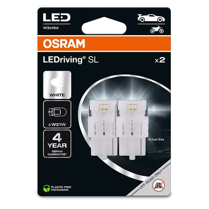 Osram LEDriving SL Hvid W21W - Sæt osram