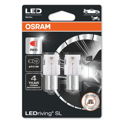 Osram LEDriving SL Rød P21W - Sæt osram