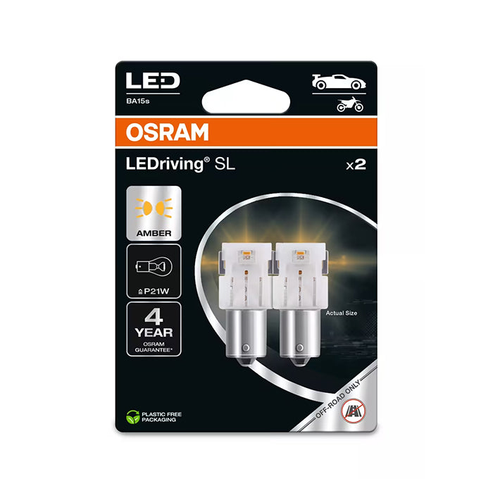Osram LEDriving SL Gul P21W - Sæt osram