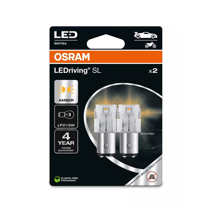 Osram LEDriving SL Gul P21/5W - Sæt osram