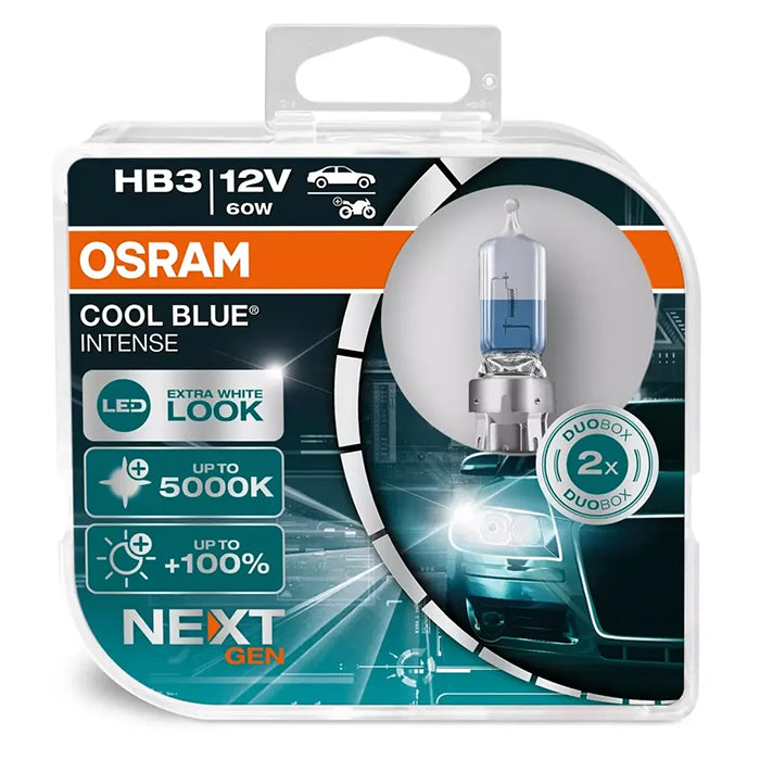 Osram Cool Blue Intense Next Gen HB3 60W 12V - Sæt osram