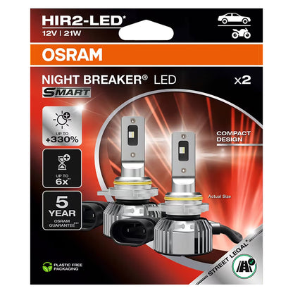 Osram Night Breaker Smart HIR2 LED 12V - Sæt osram