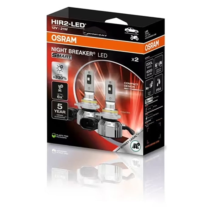 Osram Night Breaker Smart HIR2 LED 12V - Sæt osram