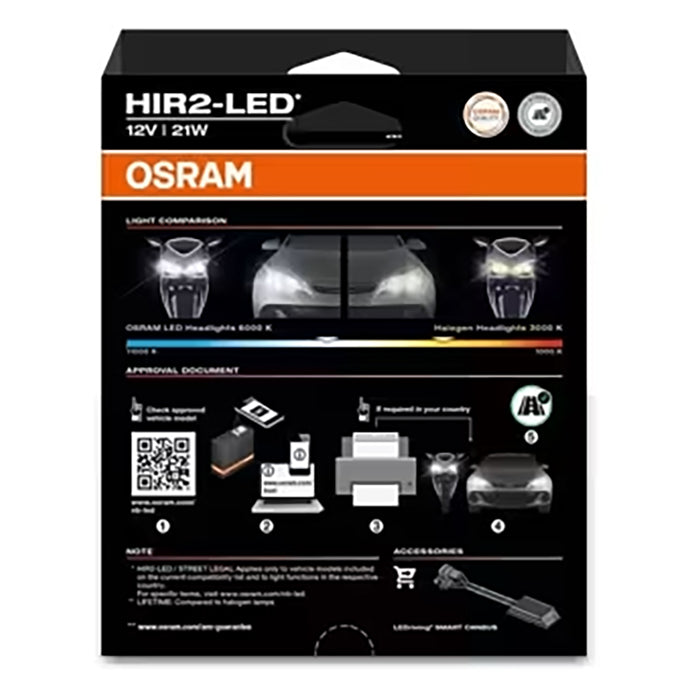Osram Night Breaker Smart HIR2 LED 12V - Sæt osram