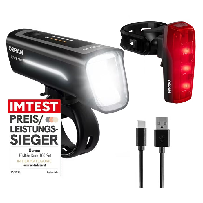 Osram LEDsBike Race 100 Cykellygter i sæt med 2 stk. osram