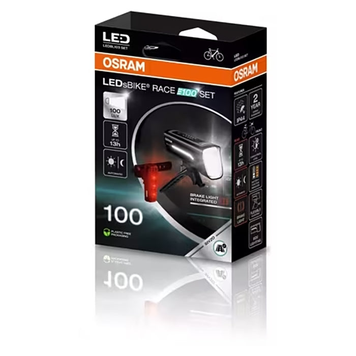 Osram LEDsBike Race 100 Cykellygter i sæt med 2 stk. osram