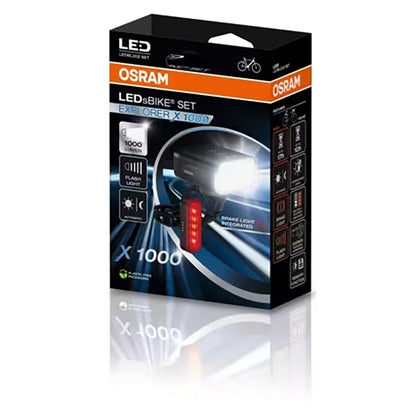 Osram LEDsBike Explorer X 1000 Spot i sæt med 2 stk. osram