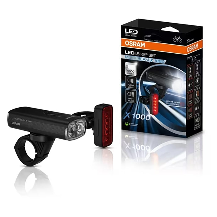 Osram LEDsBike Multi Beam X 1000 Spot i sæt med 2 stk. osram