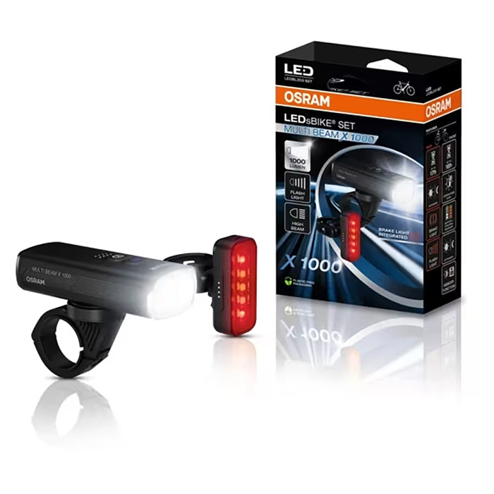 Osram LEDsBike Multi Beam X 1000 Spot i sæt med 2 stk. osram