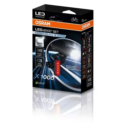 Osram LEDsBike Multi Beam X 1000 Spot i sæt med 2 stk. osram