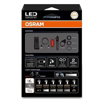 Osram LEDsBike Multi Beam X 1000 Spot i sæt med 2 stk. osram