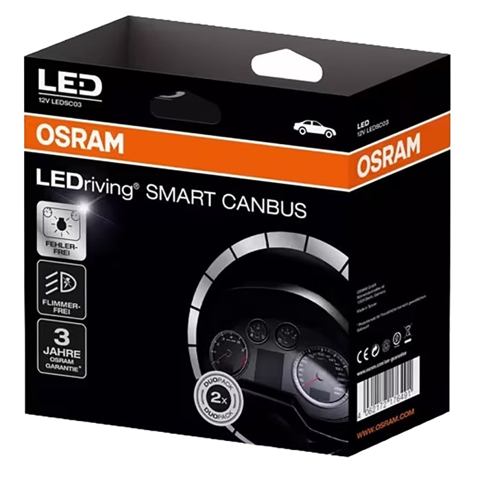 Osram LED Canbus Adaptersæt H7 stik osram