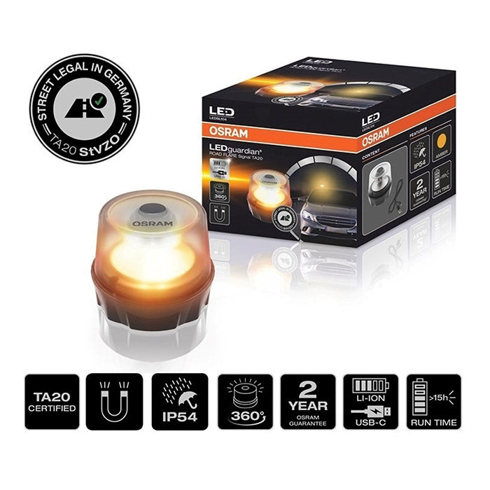 Osram LEDguardian gul advarselslygte TA20 osram