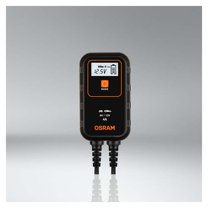 Osram Batterilader 4A, 1,5m kabel - Til Bil &amp; MC - BilligStyling