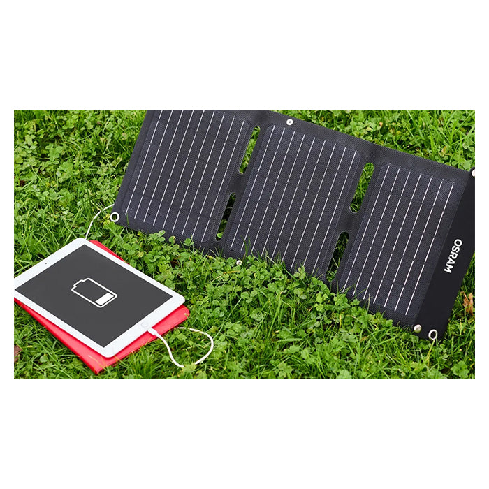 Osram Batterycharge solpanel 20W til USB-C og USB-A osram