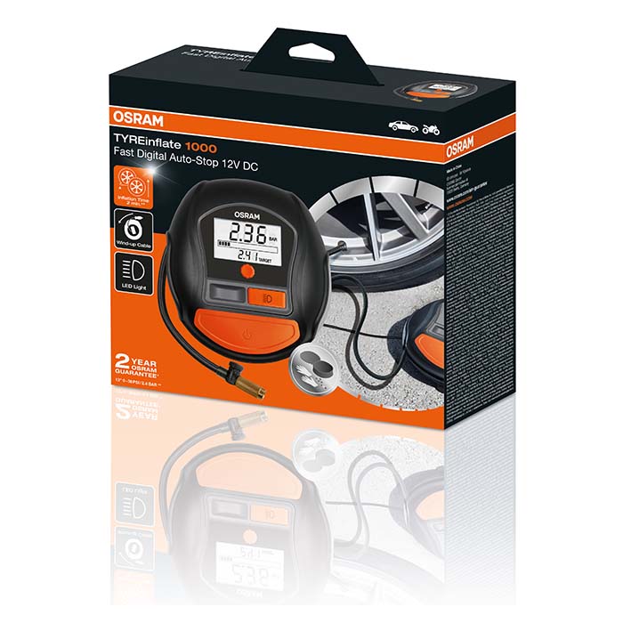 Osram Mini-kompressor TYREinflate 1000 osram