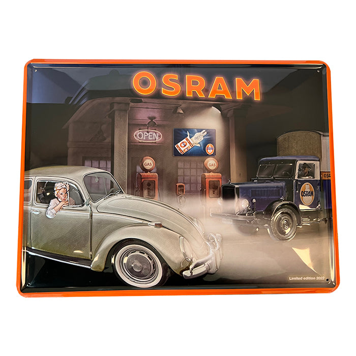 Osram Retro Metalskilt osram