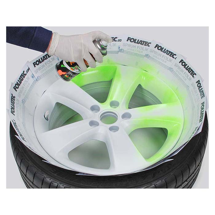 Foliatec Sprayfolie neon rød 2X400 ml + base 2X400 ml foliatec