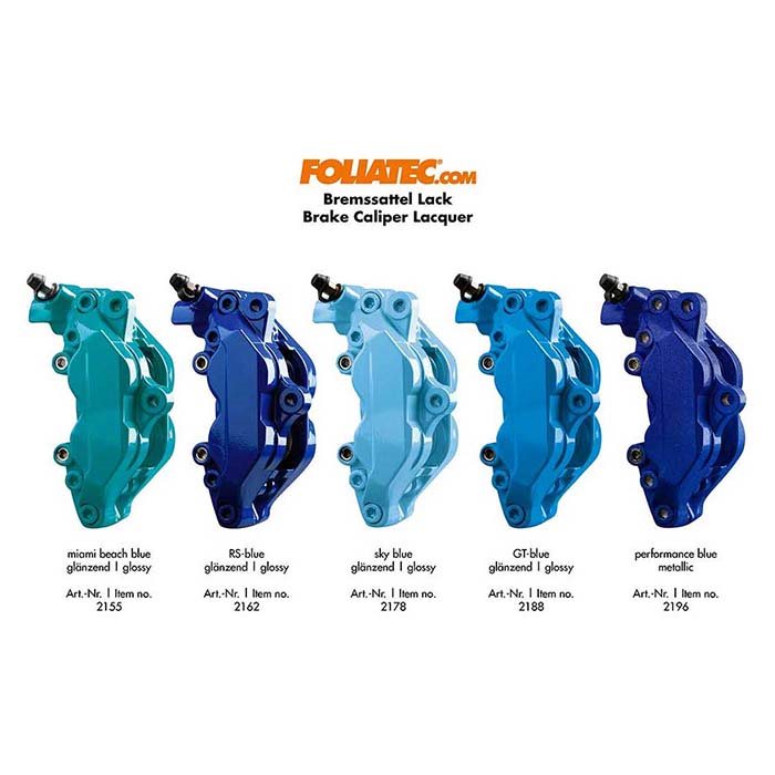 Foliatec Bremsekaliber maling - Miami Beach Blue Foliatec