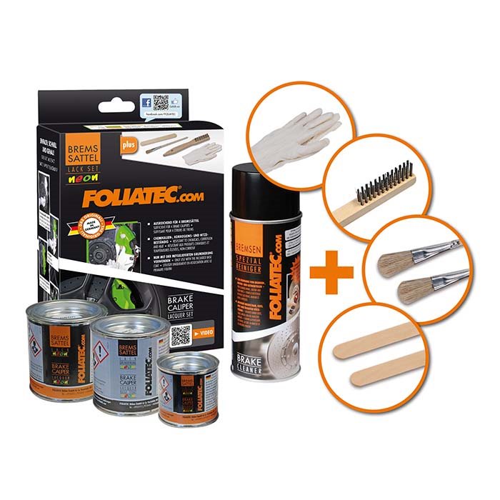 Foliatec Bremsekaliber maling - Neon rød Foliatec