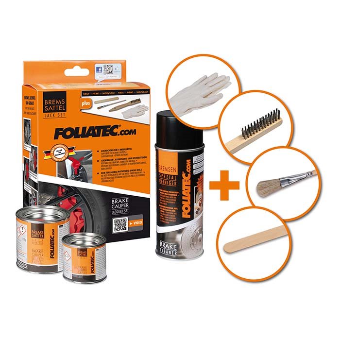 Foliatec Bremsekaliber maling - Performance Rød pensel