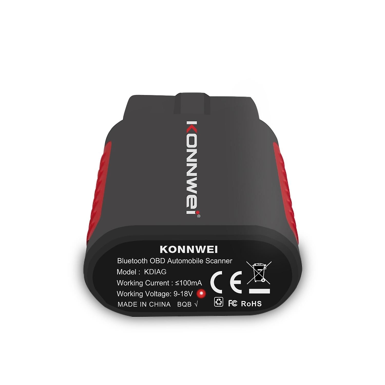 KONNWEI Kdiag - Bildiagnostik Scanner Pro, OBD2 Bluetooth iPhone, Android (inkl. taske) - BilligStyling