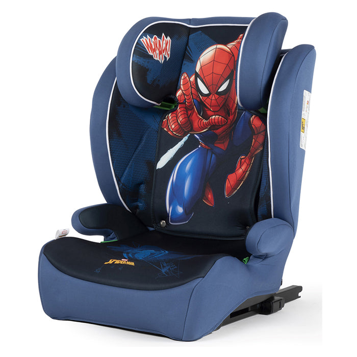 Disney Isofix Selepude Med Ryg Spiderman 105-150cm R129 disney