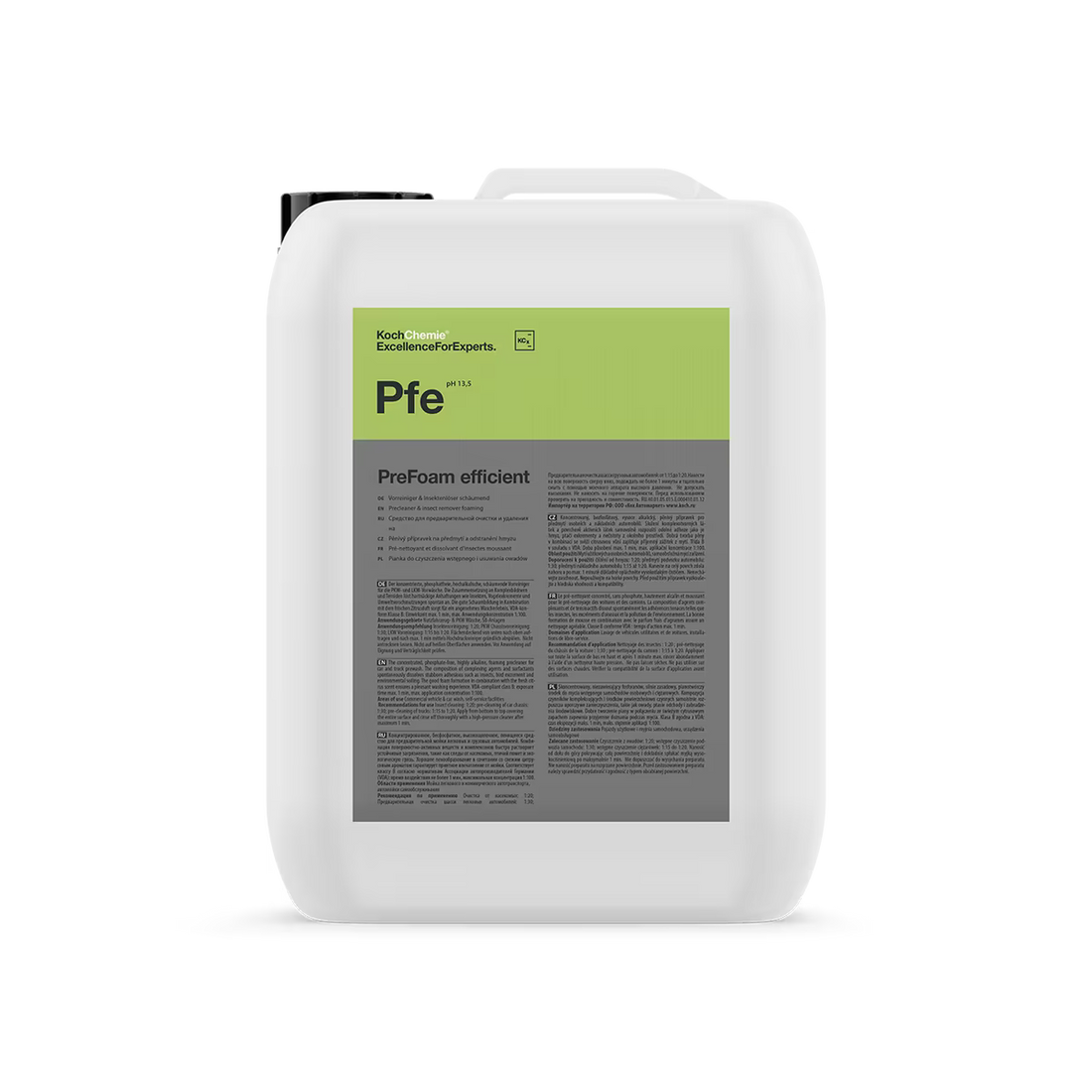 Koch Chemie PreFoam Efficient Skumforvask - 5 liter Koch Chemie