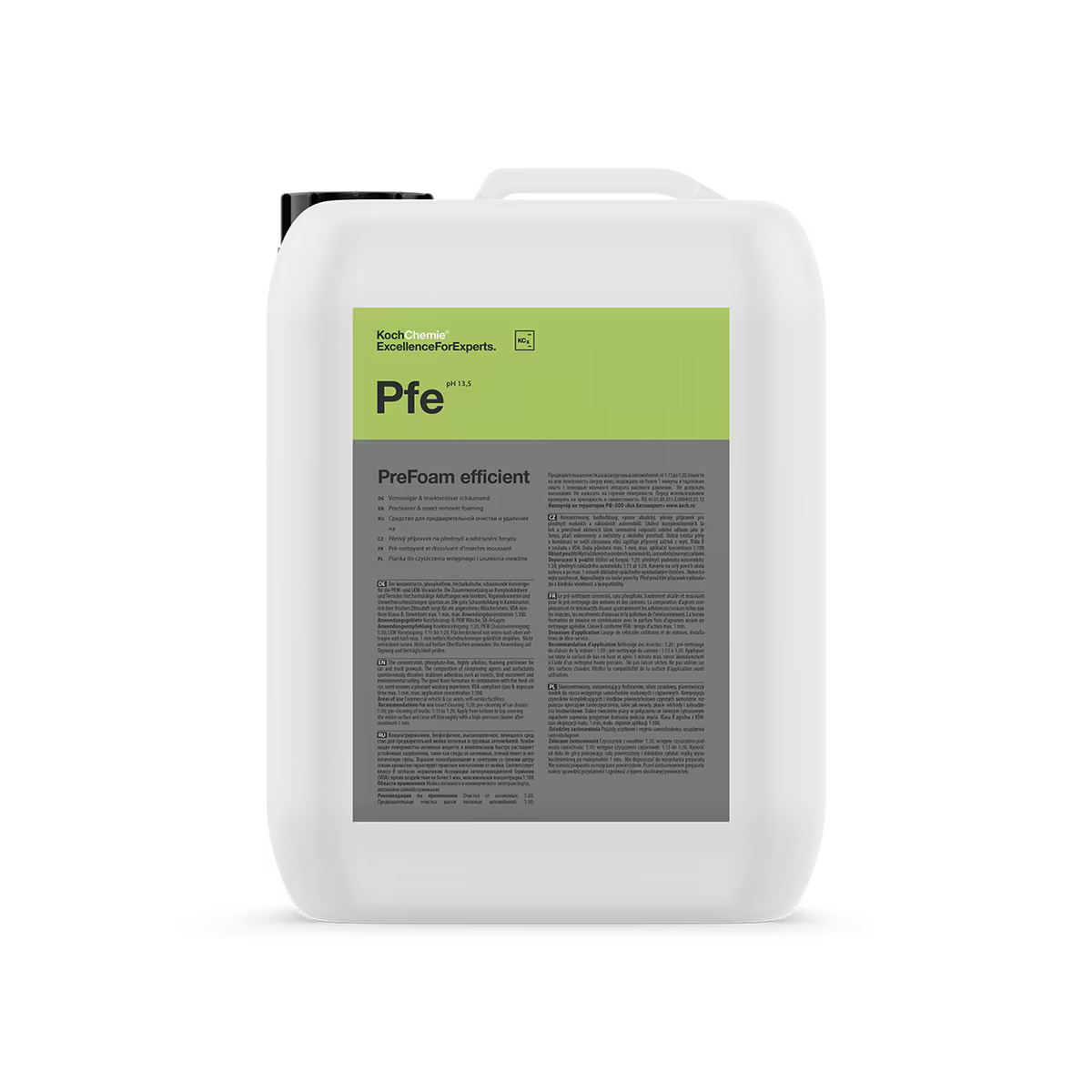 Koch Chemie PreFoam Efficient Skumforvask - 5 liter Koch Chemie