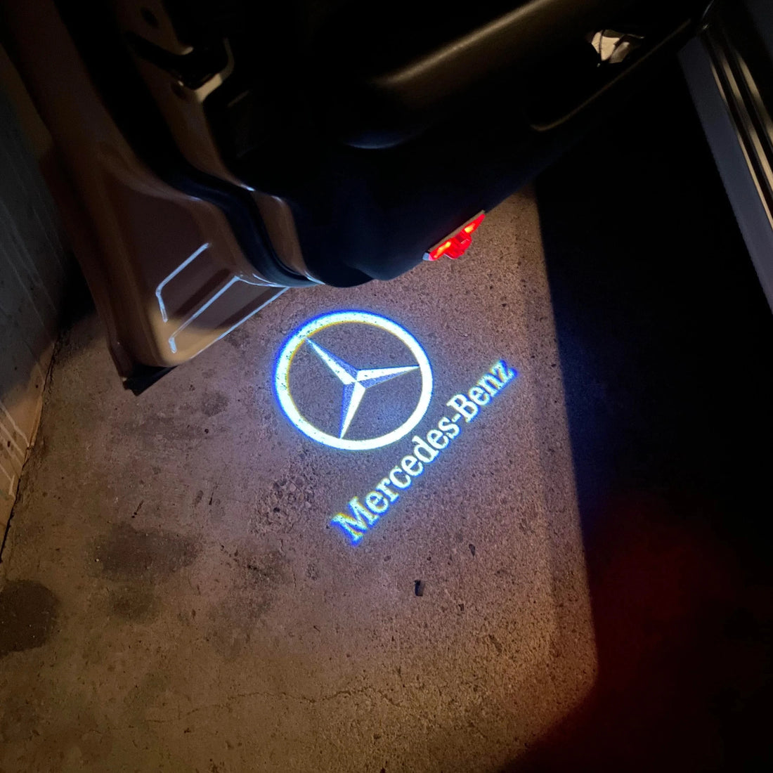 Mercedes dørlys, sæt med 2 stk - BilligStyling