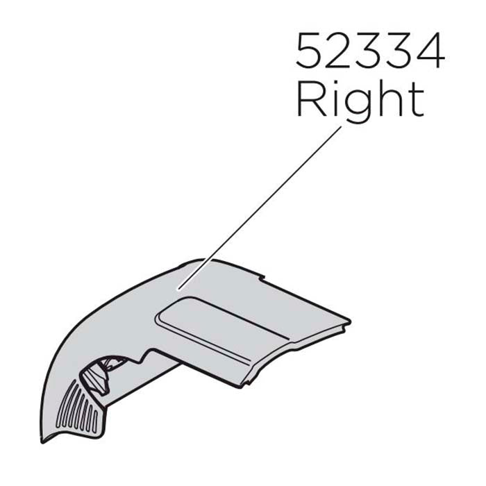 Thule endestykke højre 959 WingBar edge thule