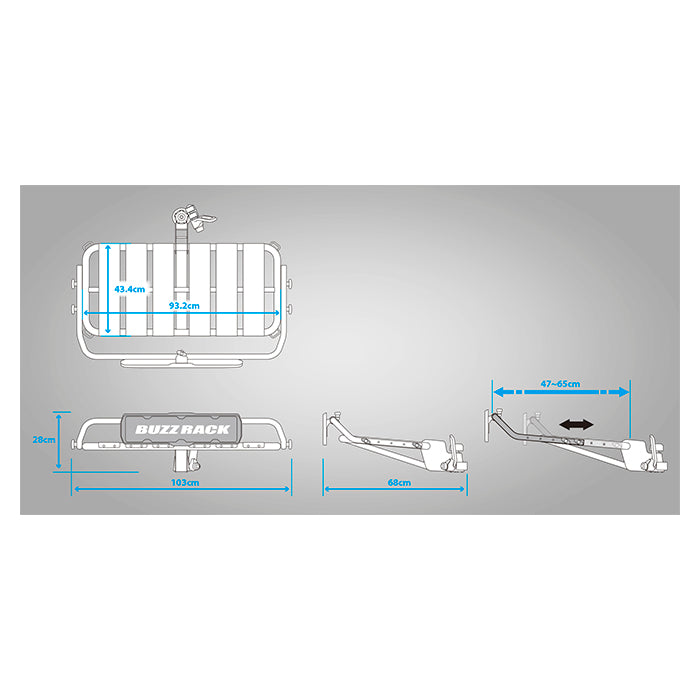 BUZZRACK Buzzpro P10S Bagageplatform buzzrack