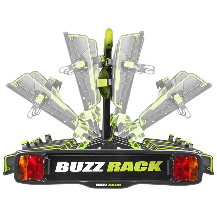 Buzzwing cykelholder til 4 cykler buzzrack