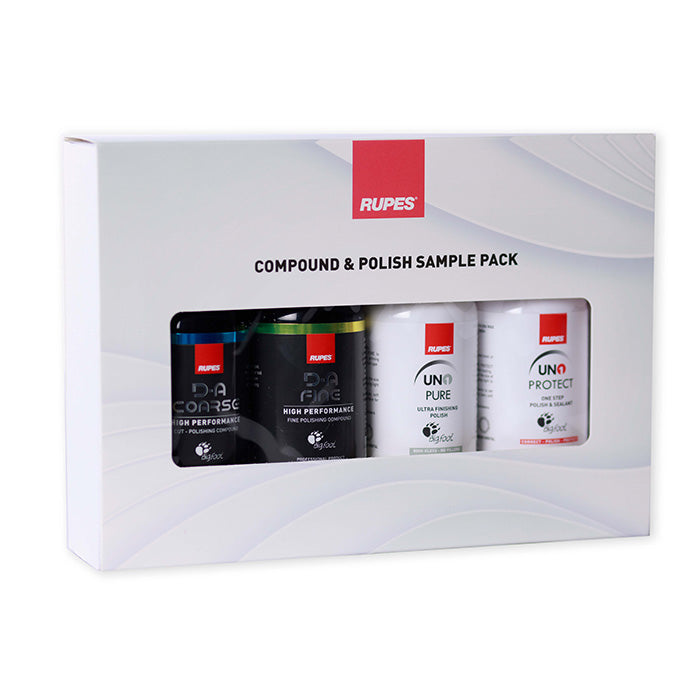 Rupes compound &amp; polish sample pack rupes